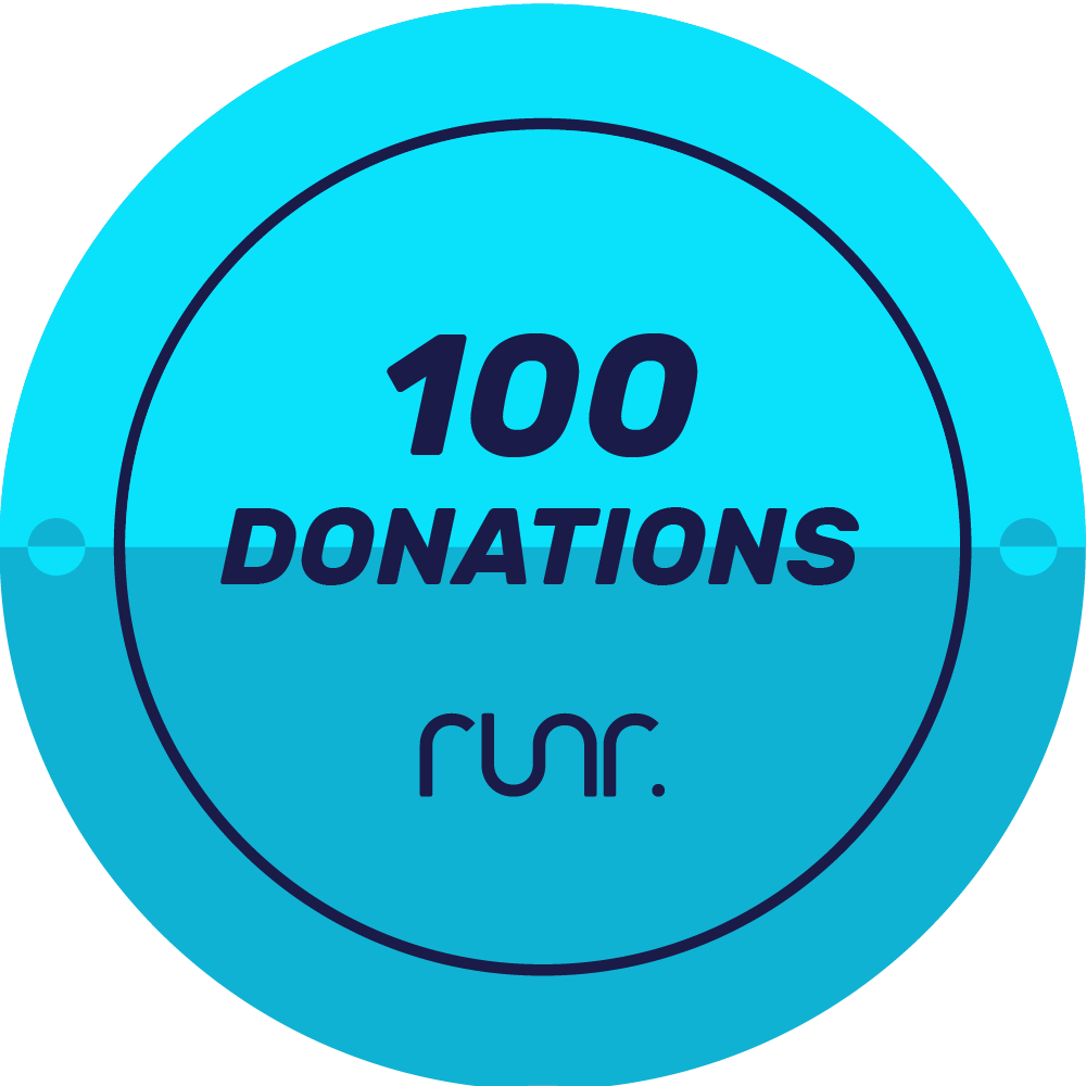 100 Donations Received