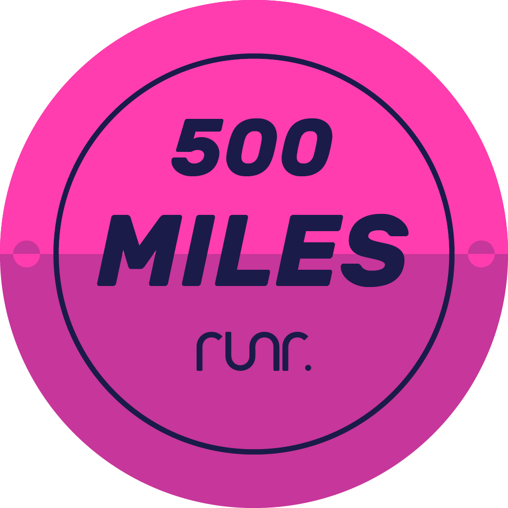 500 Miles Completed